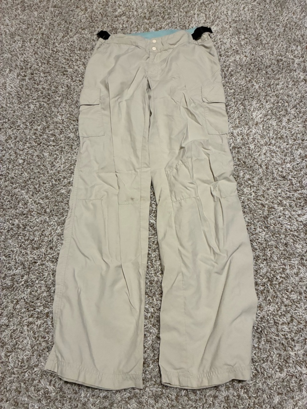 Patagonia Beige Cargo Pants with Multiple Pockets